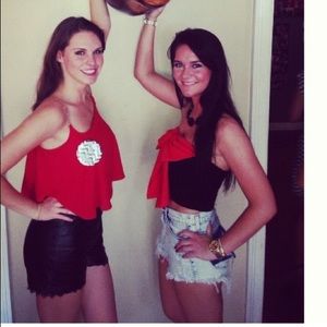 Boutique GA colors {GO DAWGS} crop top